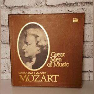 Time-Life Great Men of Music Mozart 4-LP Box Set w/ Booklet Vintage